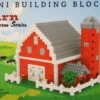 Mini Building Blocks - Farm Series - Barn With Fence 1 Mini Building Blocks - Farm Series - Barn With Fence -Northlight Shop 198408512889200