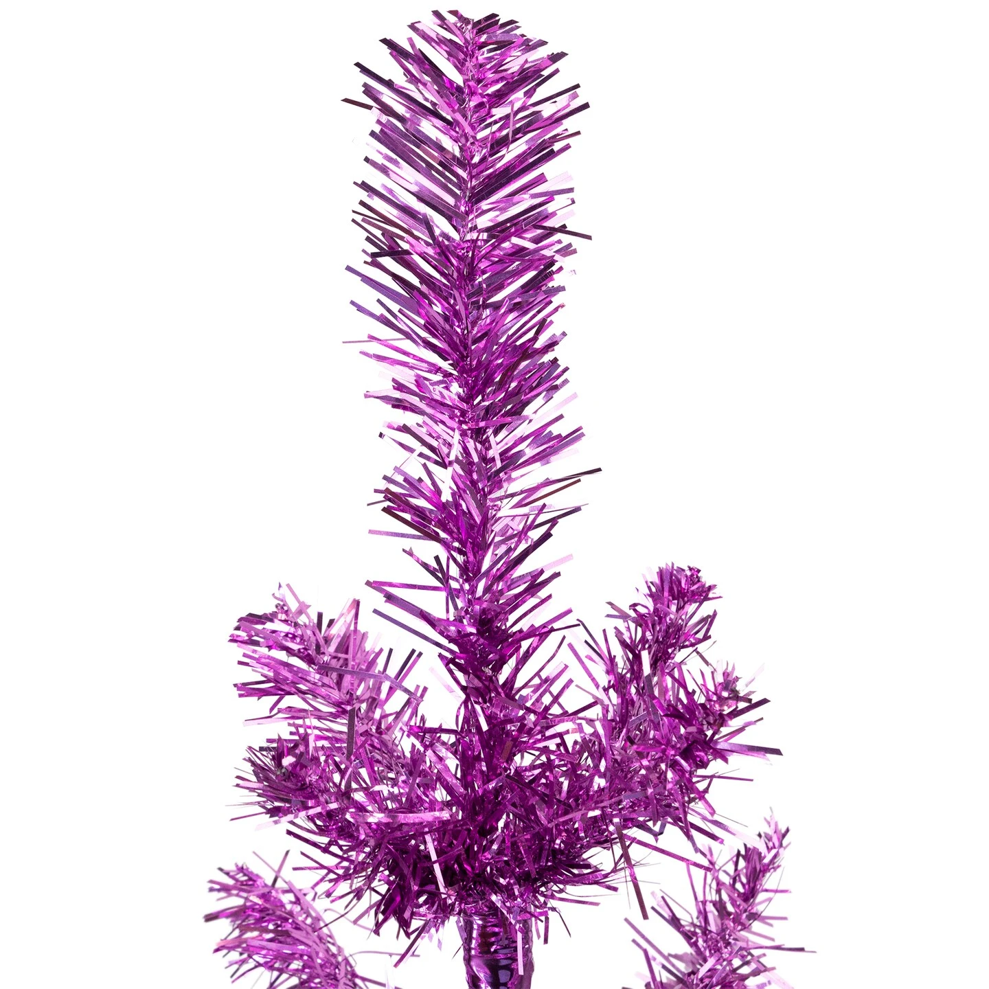 Northlight Medium Tinsel Twig Artificial Christmas Tree -3' - Purple - Unlit 6 Northlight Medium Tinsel Twig Artificial Christmas Tree -3' - Purple - Unlit - Image 4