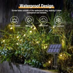 4 Pack Solar String Lights Outdoor - 320LED 132FT Solar Fairy Lights Waterproof 8 Modes -Northlight Shop 203627715286960
