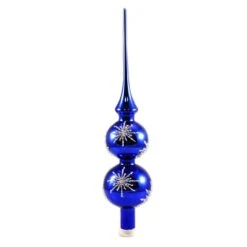 Golden Bell Collection 13.0 Inch Shiny Blue Finial W/ Snowflake Hanukkah Tree Topper , Christmas Decor Christmas Tree Topper 17 Golden Bell Collection 13.0 Inch Shiny Blue Finial W/ Snowflake Hanukkah Tree Topper , Christmas Decor Christmas Tree Topper -Northlight Shop 20435615392688 2