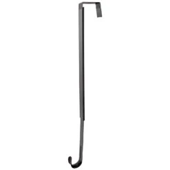 Northlight Adjustable Over The Door Metal Christmas Wreath Hanger - 15" To 25" Black 15 Northlight Adjustable Over The Door Metal Christmas Wreath Hanger - 15" To 25" Black -Northlight Shop 205127008509648