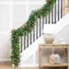 Northlight Mixed Pine With Berries Artificial Christmas Garland- 10' X 15" - Unlit Green -Northlight Shop 205314226976976