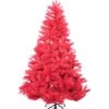 Perfect Holiday 6ft Norway Pine Artificial Christmas Tree Red