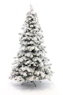 Perfect Holiday 6.5' Heavy Snow Flocked Christmas Tree With Metal Stand 27 Perfect Holiday 6.5' Heavy Snow Flocked Christmas Tree With Metal Stand -Northlight Shop 2066462324065 2