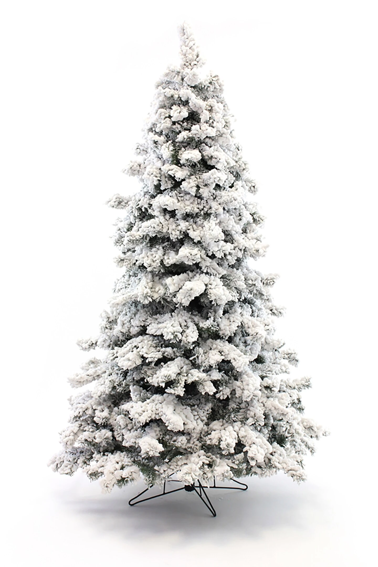 Perfect Holiday 6.5' Heavy Snow Flocked Christmas Tree With Metal Stand 3 Perfect Holiday 6.5' Heavy Snow Flocked Christmas Tree With Metal Stand