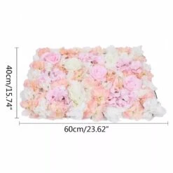 4pcs Artificial Rose Flower Wall Hydrangea Panel Bouquet Wedding Party Home Deco 21 4pcs Artificial Rose Flower Wall Hydrangea Panel Bouquet Wedding Party Home Deco -Northlight Shop 214175510788560 1