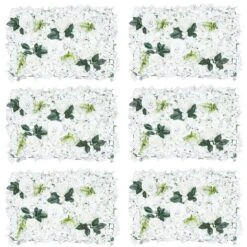 For Wedding Party Decor Hydrangea Panel Bouquet 6 PCS Artificial Flower Wall -Northlight Shop 214177039612368 1