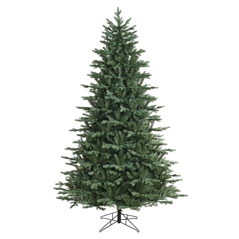 Unlit Green Aspen Fir Christmas Tree Sturdy Metal Stand, Realistic Pine Needles - Secure & Stable Holiday Decor For A Festive Celebration 4 Unlit Green Aspen Fir Christmas Tree Sturdy Metal Stand, Realistic Pine Needles - Secure & Stable Holiday Decor For A Festive Celebration - Image 2