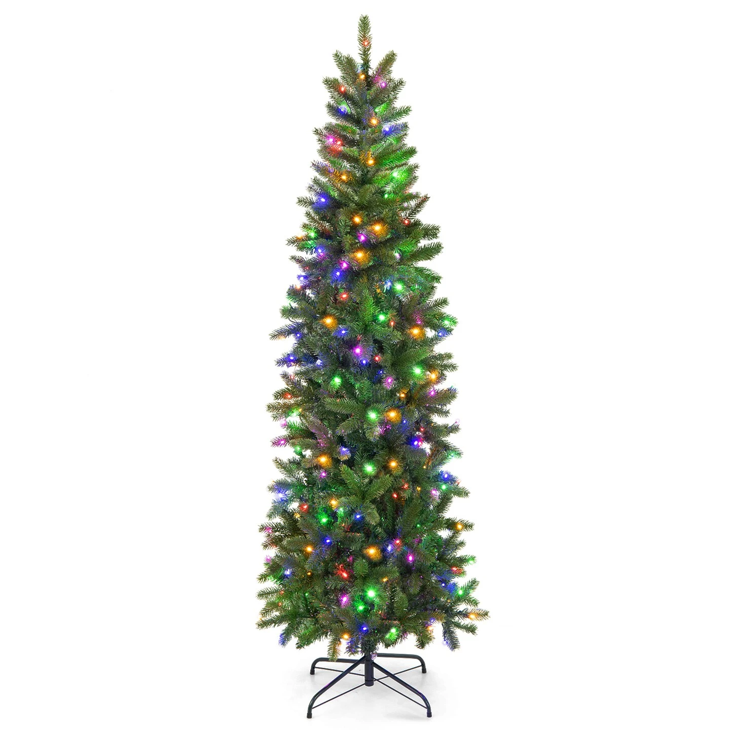 6 Feet Pre-Lit Artificial Christmas Tree With 648 PVC PE Branch Tips 19 6 Feet Pre-Lit Artificial Christmas Tree With 648 PVC PE Branch Tips - Image 17