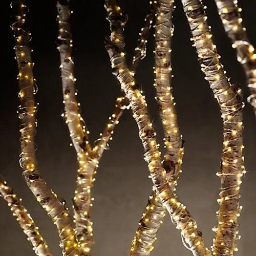 Perfect Holiday 180 LED Silver Copper Branch Tree Lights Plug In Red 4 Perfect Holiday 180 LED Silver Copper Branch Tree Lights Plug In Red - Image 2