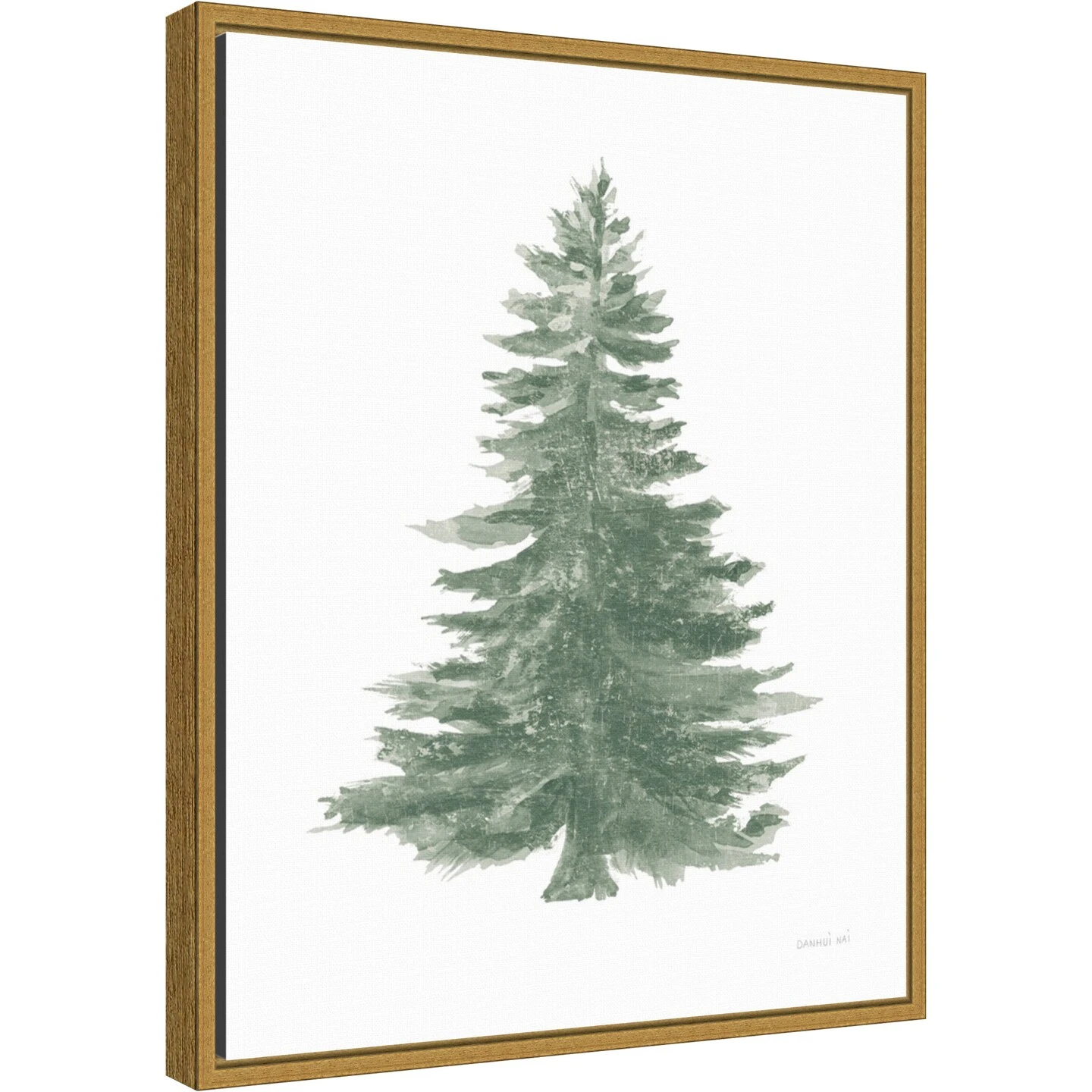 Floursack Holiday Tree By Danhui Nai Canvas Wall Art Print Framed Gold 3 Floursack Holiday Tree By Danhui Nai Canvas Wall Art Print Framed Gold