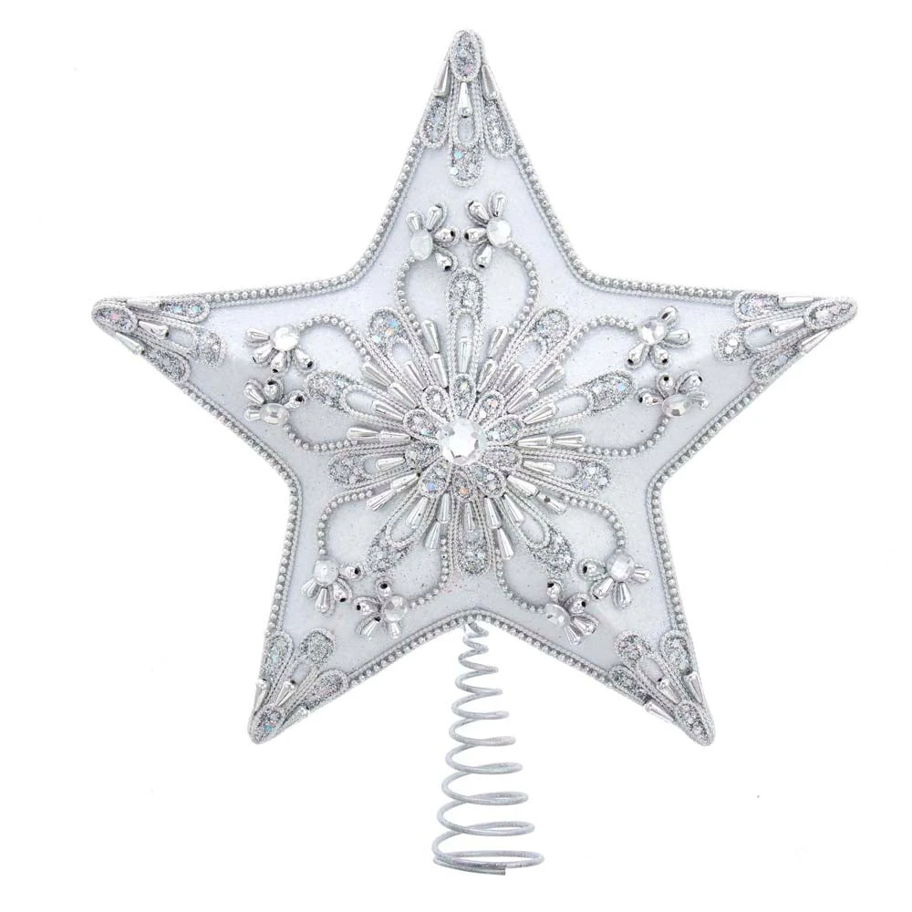 Kurt Adler White And Silver Star Treetop - 13 Inch 16 Kurt Adler White And Silver Star Treetop - 13 Inch - Image 14