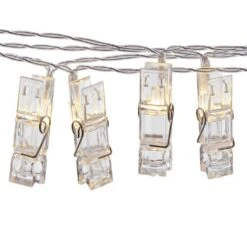 Perfect Holiday 20 LED 2M Clip String Light - Warm White 20 Perfect Holiday 20 LED 2M Clip String Light - Warm White -Northlight Shop 2199591302481 1