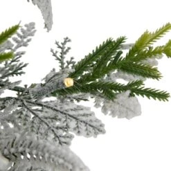 Northlight Pre-Lit LED Frosted Mixed Pine With Cardinals Potted Christmas Tree - 2' - Warm White Lights Green 16 Northlight Pre-Lit LED Frosted Mixed Pine With Cardinals Potted Christmas Tree - 2' - Warm White Lights Green -Northlight Shop 221975773167072