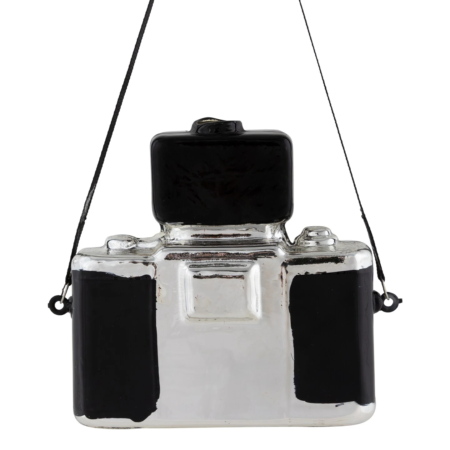 Northlight 4" Black Retro Camera Glass Christmas Ornament 8 Northlight 4" Black Retro Camera Glass Christmas Ornament - Image 6