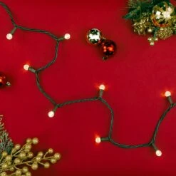 Northlight LED G12 Berry Christmas Lights - Warm White - 16' Brown Wire - 50ct 12 Northlight LED G12 Berry Christmas Lights - Warm White - 16' Brown Wire - 50ct -Northlight Shop 223897947190800