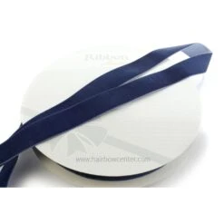 1" Velvet Ribbon (5yd & 25yd Spool Lengths) Navy -Northlight Shop 226162290034896