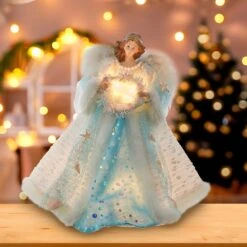 Kurt Adler 14-Inch UL 10-Light Coastal Beach Angel Tree Topper 31 Kurt Adler 14-Inch UL 10-Light Coastal Beach Angel Tree Topper -Northlight Shop 226162856307920 1