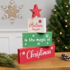 Northlight Believe In The Magic Of Christmas Wooden Tree Sign - 12.5" Multi 17 Northlight Believe In The Magic Of Christmas Wooden Tree Sign - 12.5" Multi -Northlight Shop 229872773963984 2