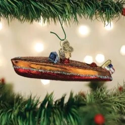 Old World Christmas 1.25 In Classic Wooden Boat Tree Ornament , Mahogany Beauties Brown 19 Old World Christmas 1.25 In Classic Wooden Boat Tree Ornament , Mahogany Beauties Brown -Northlight Shop 2305854274611097008 2