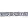 Northlight Gray And White Glitter Snowflake Christmas Wired Craft Ribbon 2.5" X 16 Yards 1 Northlight Gray And White Glitter Snowflake Christmas Wired Craft Ribbon 2.5" X 16 Yards -Northlight Shop 2305871688523178656