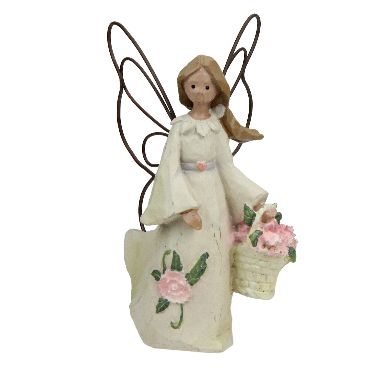 Roman Set Of 4 January Monthly Angel Carnation Figurines #49301 White 6 Roman Set Of 4 January Monthly Angel Carnation Figurines #49301 White - Image 4