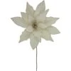 Northlight 24" Cream Poinsettia Christmas Stem Spray Ivory -Northlight Shop 2305908985395972448