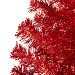 Northlight Artificial Tinsel Christmas Tree - 7' - Red - Unlit 13 Northlight Artificial Tinsel Christmas Tree - 7' - Red - Unlit -Northlight Shop 2305910666454154576