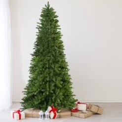 Northlight 10' Slim Eastern Pine Artificial Christmas Tree - Unlit Green -Northlight Shop 2305928998809366176