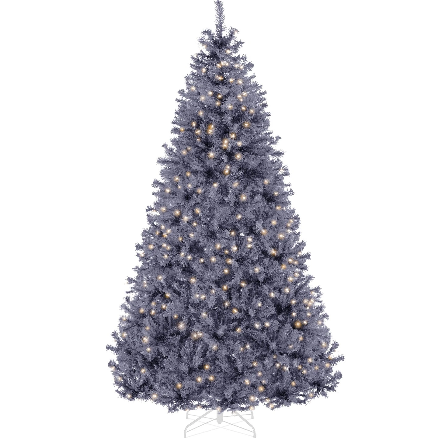 Best Choice Products Pre-Lit Charcoal Gray Christmas Tree, Artificial Full Holiday Decoration W/ Incandescent Lights 3 Best Choice Products Pre-Lit Charcoal Gray Christmas Tree, Artificial Full Holiday Decoration W/ Incandescent Lights