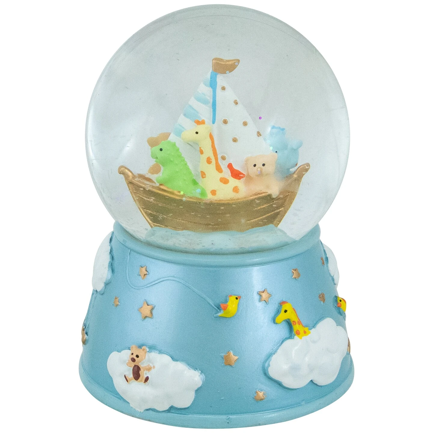 Northlight 5" Children's Blue Sleepy Time Musical Snow Globe 6 Northlight 5" Children's Blue Sleepy Time Musical Snow Globe - Image 4