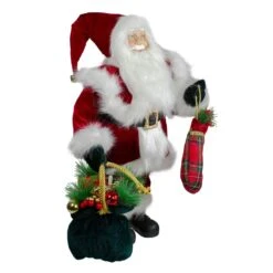 Northlight 18" Standing Santa With Presents Christmas Figure Red 13 Northlight 18" Standing Santa With Presents Christmas Figure Red -Northlight Shop 2306015171971204320