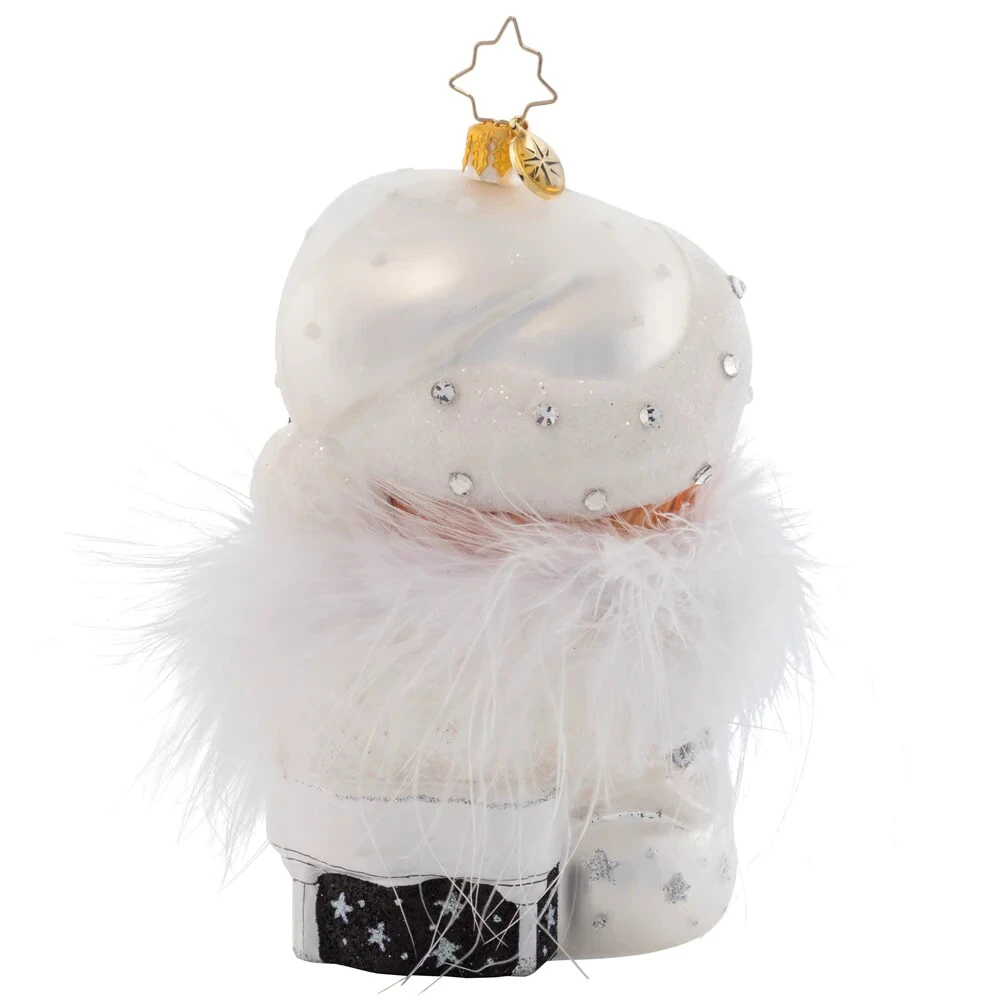 Christopher Radko Christopher Radko Holiday "Star" Glass Christmas Ornament 1021465 White 6 Christopher Radko Christopher Radko Holiday "Star" Glass Christmas Ornament 1021465 White - Image 4