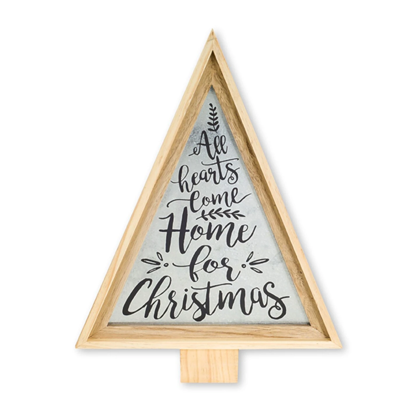 Melrose 21.5" Gray And Beige Triangular Christmas Tree Wall Decor 6 Melrose 21.5" Gray And Beige Triangular Christmas Tree Wall Decor - Image 4