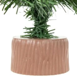 Northlight 12" Mini Pine Full Artificial Christmas Tree, Unlit Green -Northlight Shop 2306056876294489312