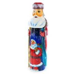 Hand Carved Ukrainian Santa With Lantern Solid Wooden Figurine 11 Inches 11 Hand Carved Ukrainian Santa With Lantern Solid Wooden Figurine 11 Inches -Northlight Shop 2306072880378888400