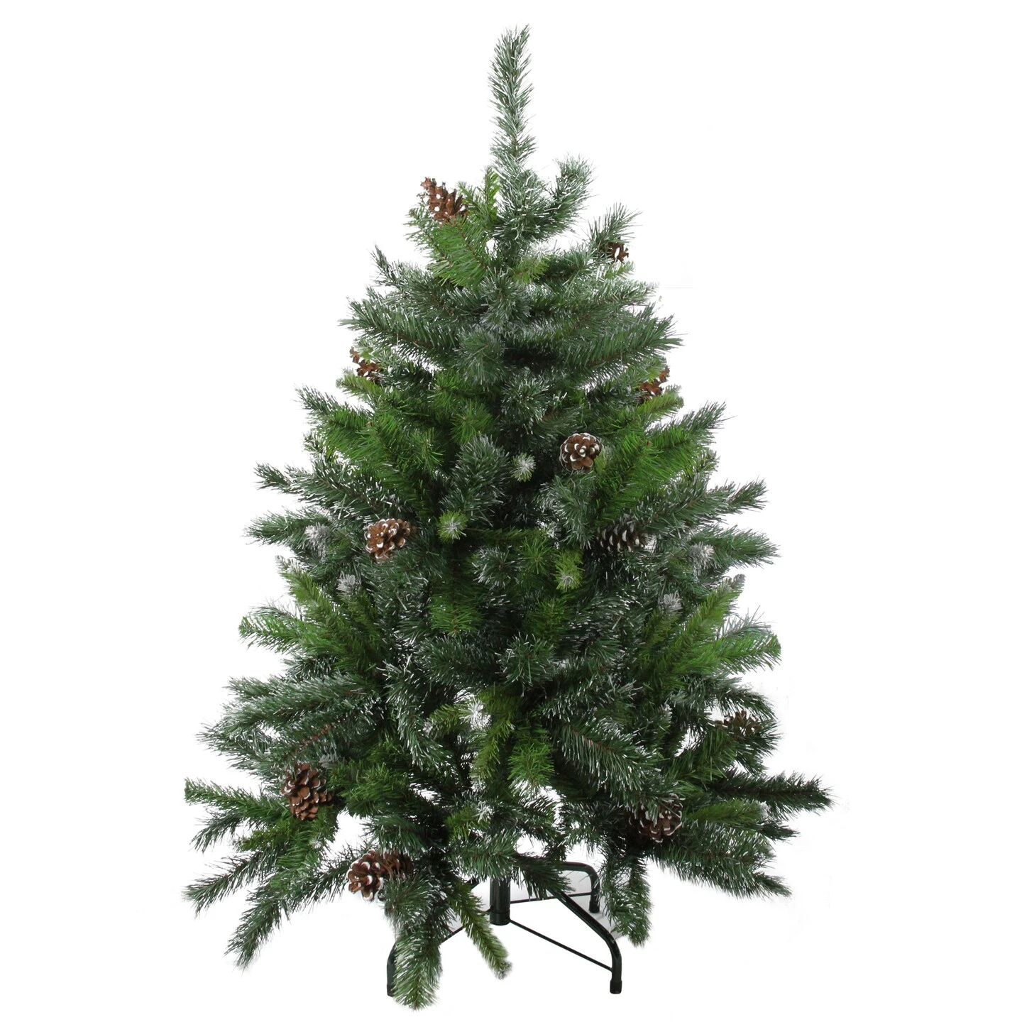 Northlight Full Snowy Delta Pine With Pine Cones Artificial Christmas Tree - 4' - Unlit Green 5 Northlight Full Snowy Delta Pine With Pine Cones Artificial Christmas Tree - 4' - Unlit Green - Image 3