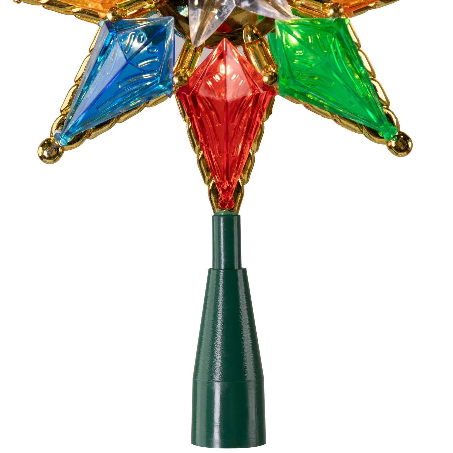 Northlight Lighted 8-Point Star Christmas Tree Topper - 11" - Multi-Color - Clear Lights 9 Northlight Lighted 8-Point Star Christmas Tree Topper - 11" - Multi-Color - Clear Lights - Image 7