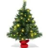 Costway 2 FT Pre-Lit Tabletop Fir Artifical Christmas Tree Led Lights 2 Costway 2 FT Pre-Lit Tabletop Fir Artifical Christmas Tree Led Lights -Northlight Shop 2306181959426012592