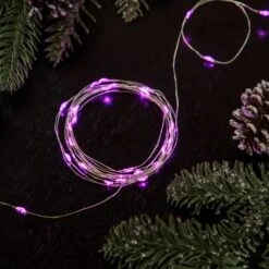 Northlight LED Micro Fairy Christmas Lights - Pink - 16' Copper Wire - 100ct