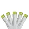 Sienna LED Mini Wide Angle Christmas Lights - Apple Green - 6.25' White Wire - 20ct -Northlight Shop 2306206464277865120