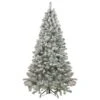 Northlight 6.5' Pre-Lit Flocked Madison Pine Artificial Christmas Tree, Multi Lights Green 2 Northlight 6.5' Pre-Lit Flocked Madison Pine Artificial Christmas Tree, Multi Lights Green -Northlight Shop 2306223301211316896
