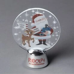 Department 56 Department 56 Rudolph And Santa Christmas Holidazzler #6000498 Red