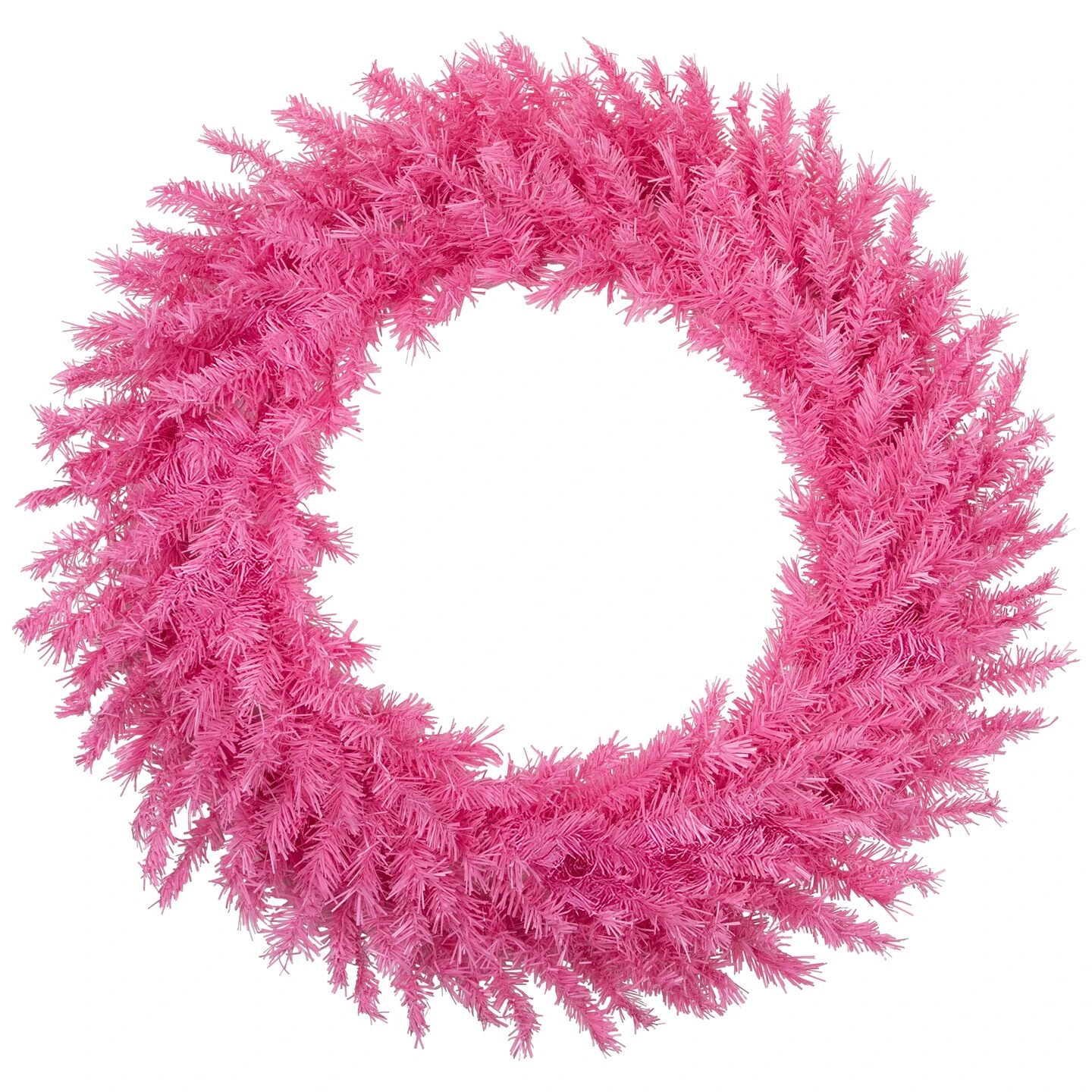 Northlight 36" Pink Spruce Artificial Christmas Wreath, Unlit 5 Northlight 36" Pink Spruce Artificial Christmas Wreath, Unlit - Image 3