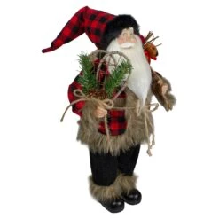 Northlight Standing Santa Christmas Figure With Snow Shoes And Bear - 18" Red 13 Northlight Standing Santa Christmas Figure With Snow Shoes And Bear - 18" Red -Northlight Shop 2306315552420873440