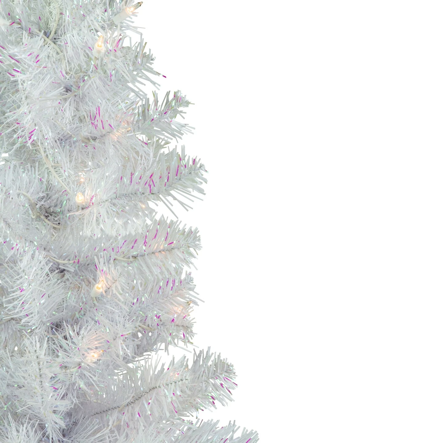 Northlight Pre-Lit Medium Rockport White Pine Artificial Christmas Tree - 3' - Clear Lights 6 Northlight Pre-Lit Medium Rockport White Pine Artificial Christmas Tree - 3' - Clear Lights - Image 4