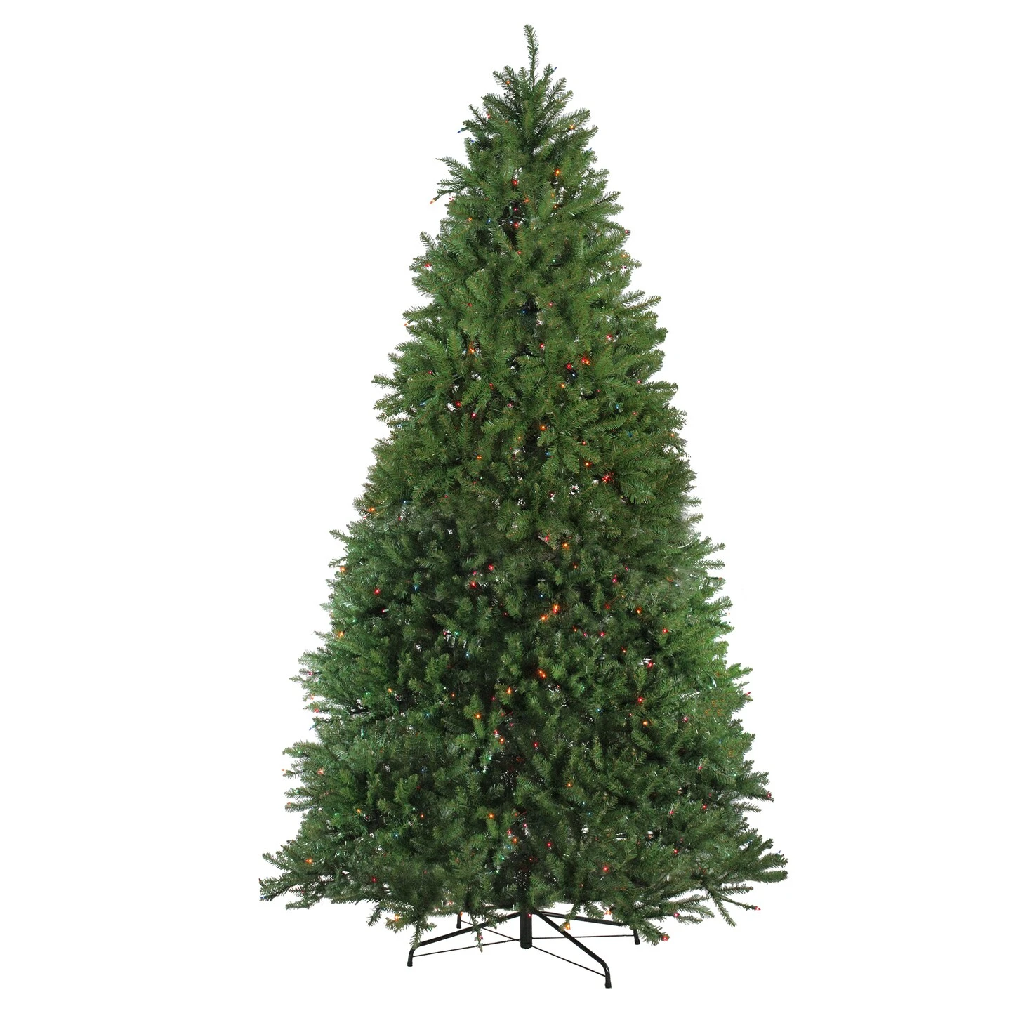 Northlight 12' Pre-Lit Rockwood Pine Artificial Christmas Tree, Multi LED Lights Green 5 Northlight 12' Pre-Lit Rockwood Pine Artificial Christmas Tree, Multi LED Lights Green - Image 3