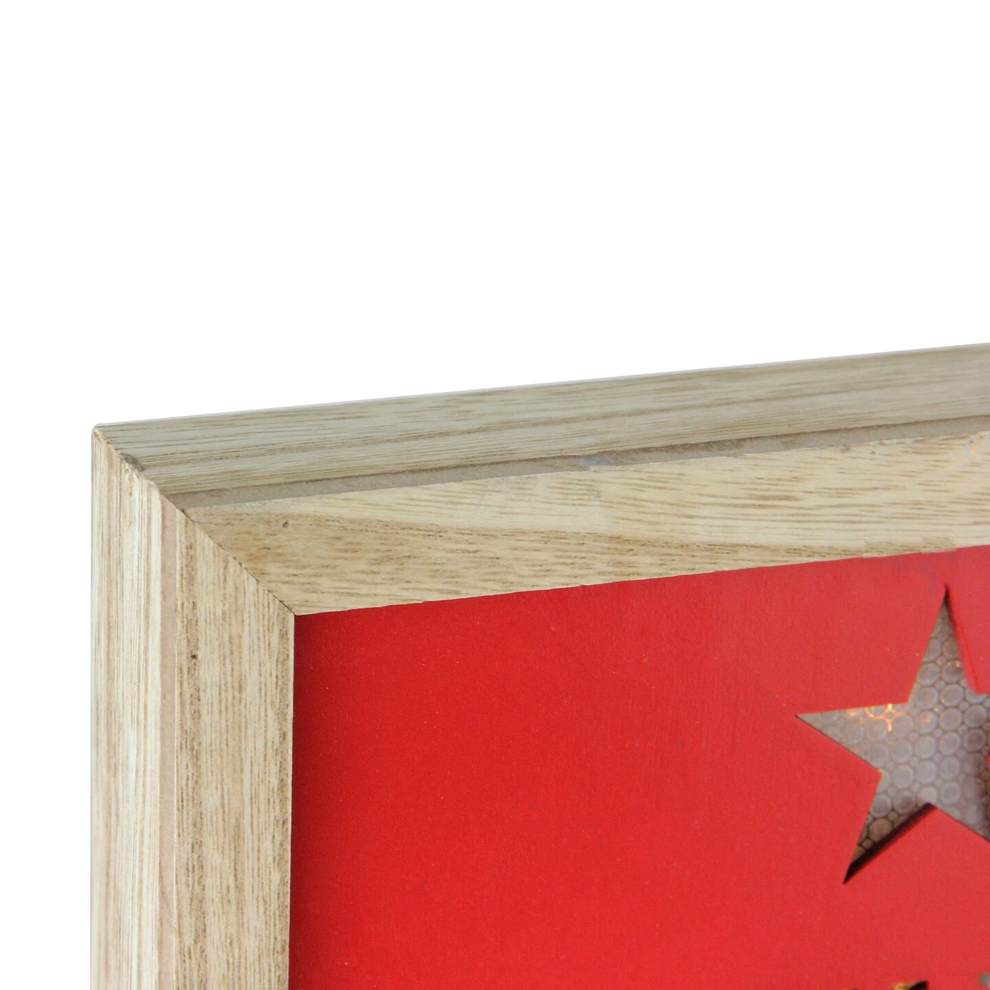 Northlight 11.75" Red And Brown Christmas LED Battery Operated Wall Decoration 5 Northlight 11.75" Red And Brown Christmas LED Battery Operated Wall Decoration - Image 3