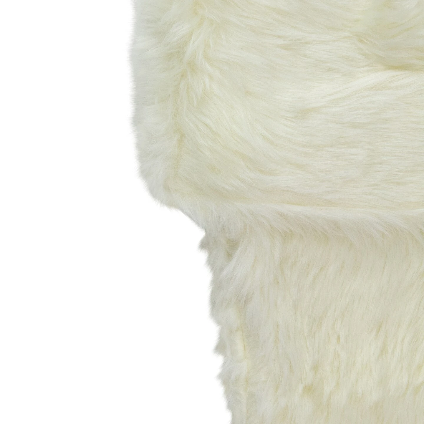 Northlight 20" Ivory White Soft Faux Fur Decorative Christmas Stocking 7 Northlight 20" Ivory White Soft Faux Fur Decorative Christmas Stocking - Image 5
