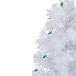 Northlight 2' Pre-Lit Slim White Artificial Christmas Tree - Green Lights 13 Northlight 2' Pre-Lit Slim White Artificial Christmas Tree - Green Lights -Northlight Shop 2306357946778272992